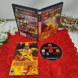 State of Emergency 1 (Sony PlayStation 2, PS2) With Manual